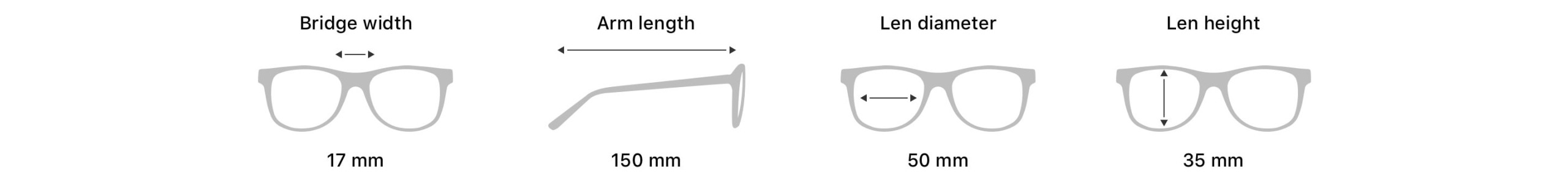 اندازه فریم مناسب برای عینک
